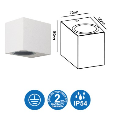Características Aplique exterior Kandanchú 6517 Mantra Blanco 1L