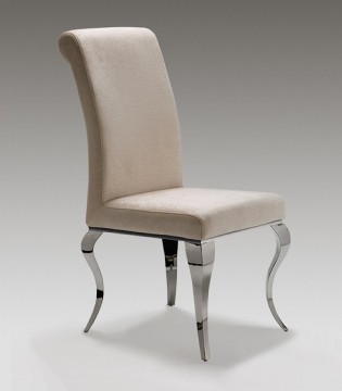Silla BARROQUE acero beige - Schuller 792549