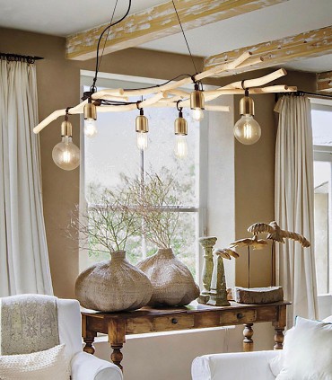 Lámpara DRIFTWOOD SP6 de Ideal Lux