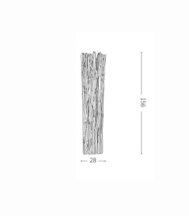 Medidas lámpara de pie DRIFTWOOD PT2 de Ideal Lux