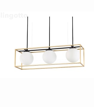 Lámpara lineal de techo Lingotto SP3 - IDEAL LUX