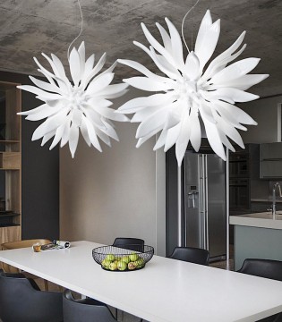 Lámpara colgante LEAVES SP12 blanco de Ideal Lux 2