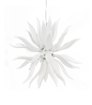 Lámpara colgante LEAVES SP12 blanco de Ideal Lux