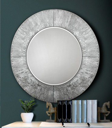 Espejo redondo AURORA plata 1m - Schuller 593364