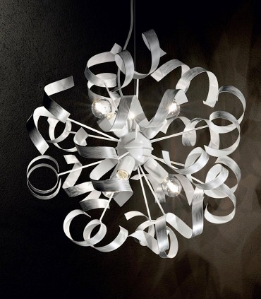 Lámpara VORTEX SP6 Argento de Ideal Lux