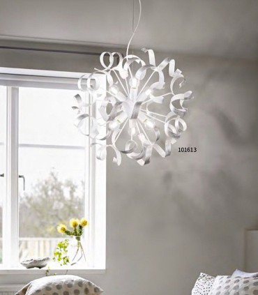 Lámpara VORTEX SP6 Argento de Ideal Lux