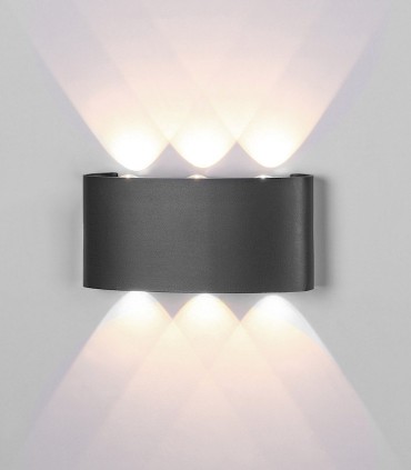 Aplique exterior ARCS Gris Oscuro 6540 Mantra