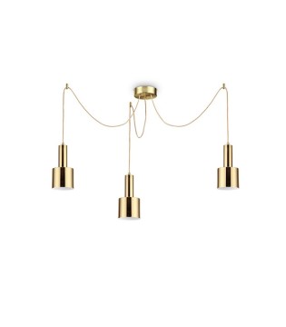 Lámpara HOLLY SP3 Ottone Satinado de Ideal Lux