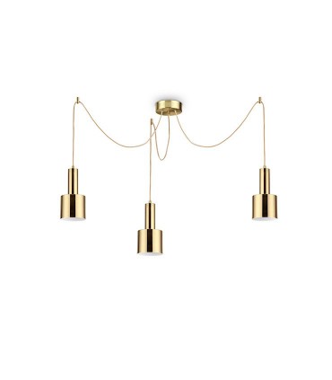 Lámpara HOLLY SP3 Ottone Satinado de Ideal Lux