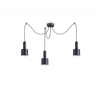 Lámpara HOLLY SP3 negro Satinado de Ideal Lux