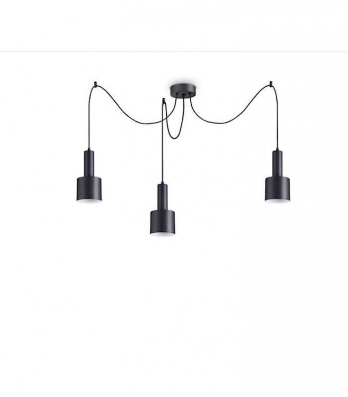 Lámpara HOLLY SP3 negro Satinado de Ideal Lux