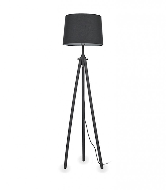Lámpara de pie YORK PT1 negro - Ideal Lux