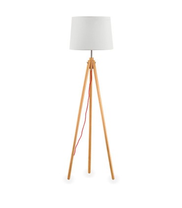 Lámpara de pie YORK PT1 madera de Ideal Lux