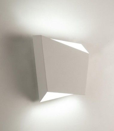 Aplique Asimetric blanco 6220  - Mantra