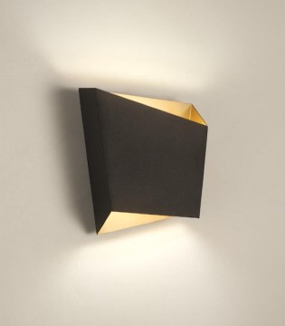 Aplique Asimetric negro-oro 6222 Mantra