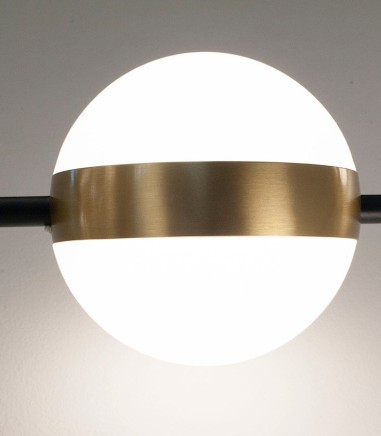 Detalle tulipa Lámpara lineal LED de techo CUBA Led 32W 7161 Mantra