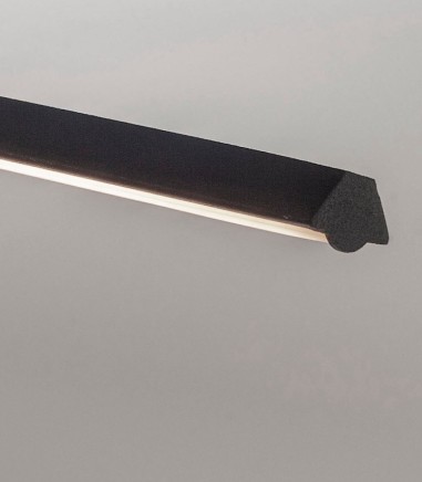 Detalle Lámpara lineal LED colgante KITESURF 30W Negro 7142 - Mantra