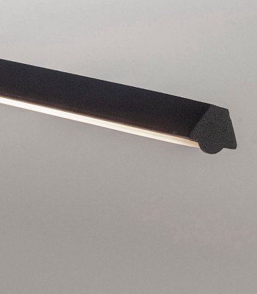 Detalle Lámpara lineal LED colgante KITESURF 30W Negro 7142 - Mantra