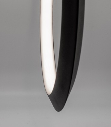 Detalle Lámpara lineal LED colgante KITESURF 30W Negro 7142 - Mantra