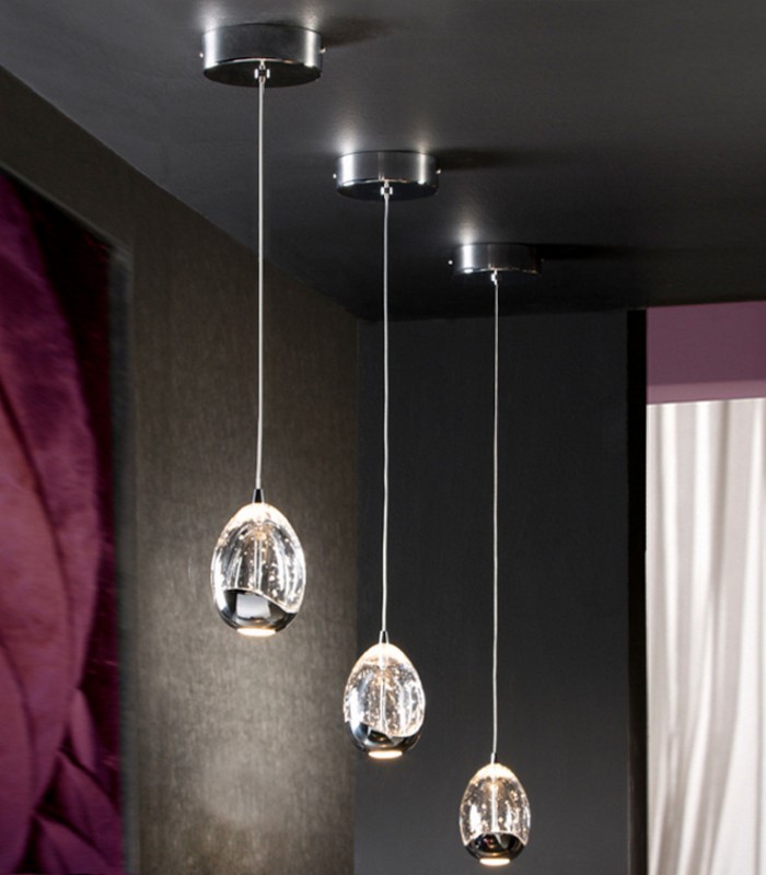 Lámpara ROCIO 1 LED cromo - Schuller 784326