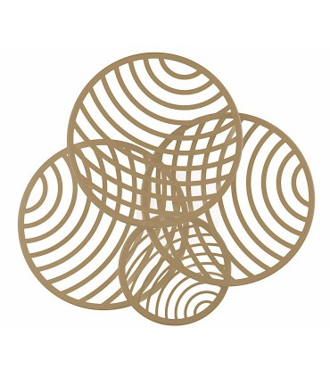 Plafón Collage Oro 60W 3000K 4500lm 7231 Mantra