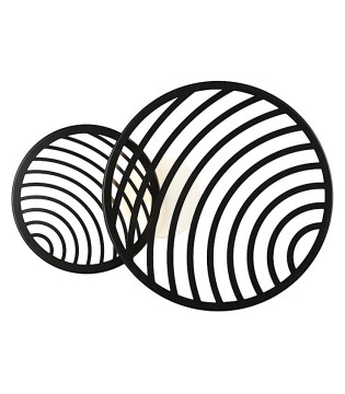 Plafón Collage Negro 30W 3000K 2250lm 7234 Mantra