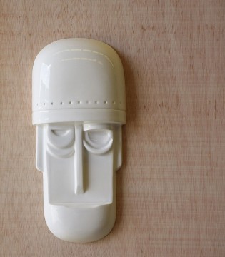 Máscara de pared blanco...