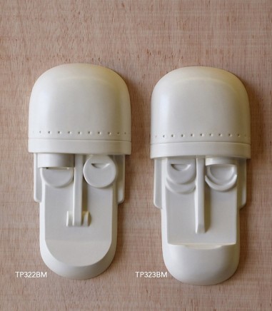 Máscaras de pared cerámica blanca mate - VP Interiorismo