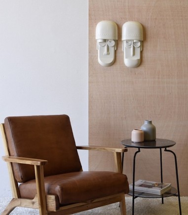 Máscaras de pared cerámica blanca mate - VP Interiorismo