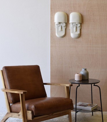 Máscaras de pared cerámica blanca mate - VP Interiorismo