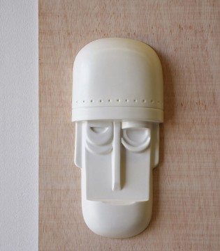 Máscara de pared cerámica blanca mate N2 - VP Interiorismo