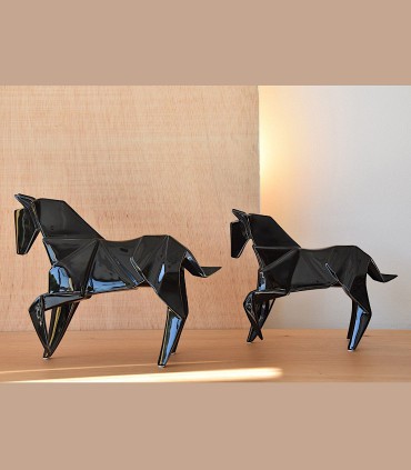 CABALLO negro pequeño - VP Interiorismo