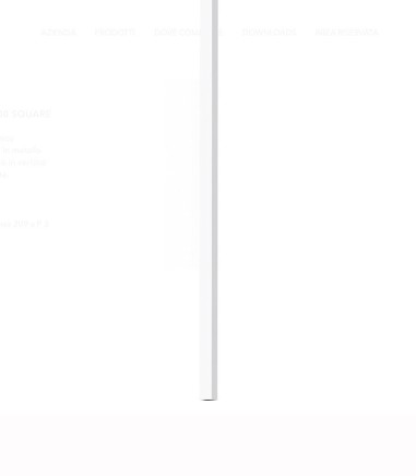 Colgante largo cuadrado ULTRATHIN blanco - Ideal Lux