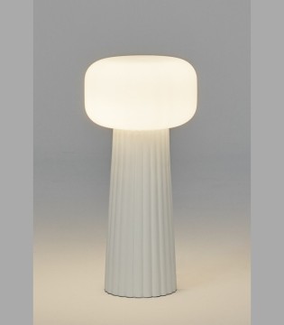 Lámpara de mesa Faro Blanco 1 Luz E27 7248 - Mantra