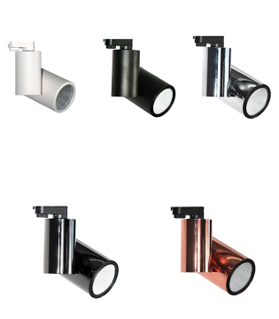Foco de carril Trifásico Blanco 20W PRO CRI97 YLD para iluminación técnica 2