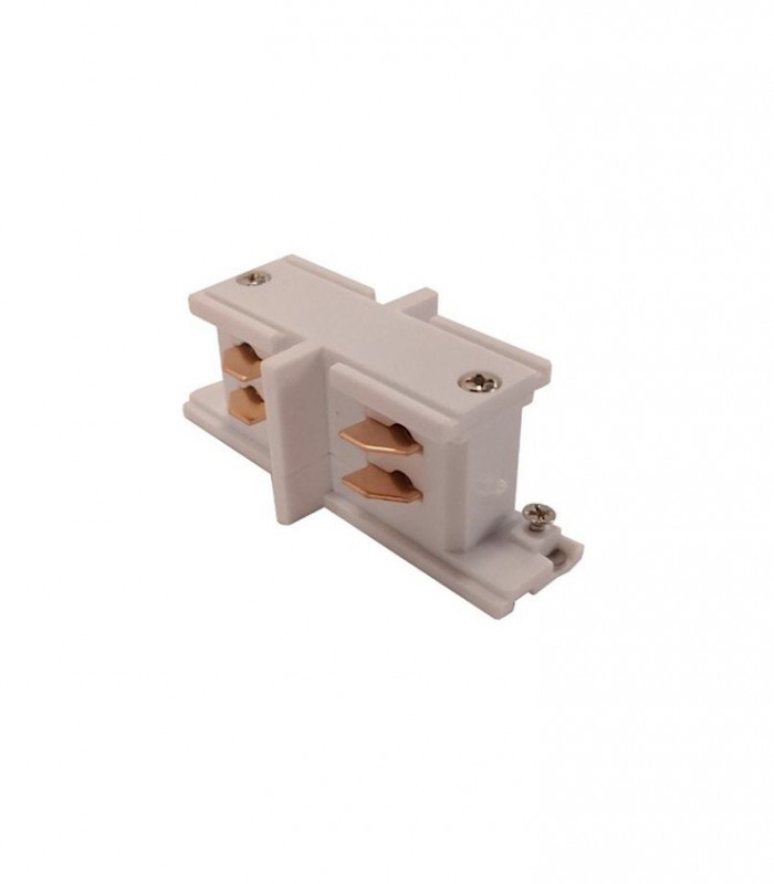 Conector Unión Carril Trifásico YLD Blanco