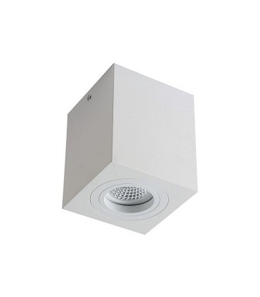 Foco de superficie Orientable led CUBO 90mm BLANCO