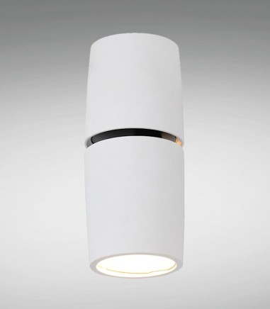 Foco Superficie Bombilla GU10 Redondo Blanco  YLD - NC1801-M